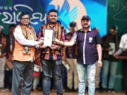 ସଂଗ୍ରାମ କେଶରୀ ସେନାପତିଙ୍କୁ ଉଦୟରାଗ ସମ୍ମାନ Sangram Keshari Senapati received Udayarag Samman for 2023 by Timepass